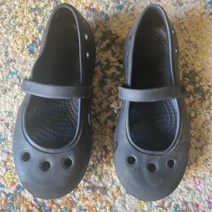 Black Mary Jane Crocs